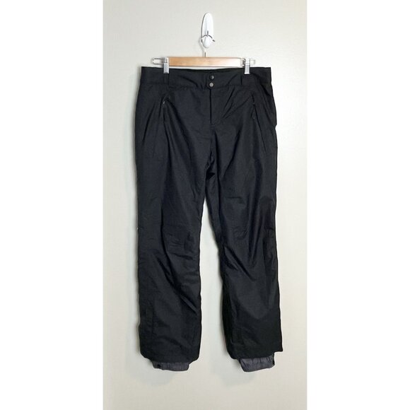 Columbia Omni-Shield Snow‎ Ski Pants Women's Medium Black Waterproof Pockets - Picture 1 of 16